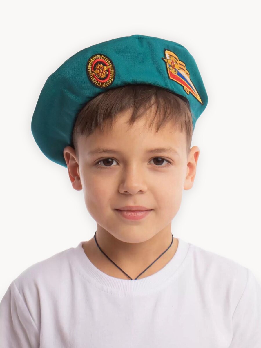 Берет пограничника военная форма карнавальный костюм для мальчика