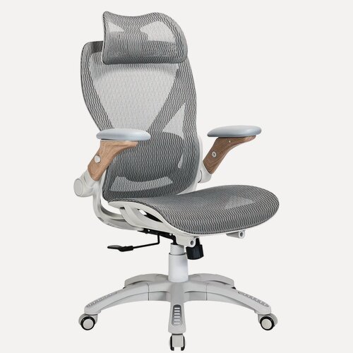 Изображение товара Кресло компьютерное ZONE 51 "X-PRIME ECO" эргономичное Gray / Wood