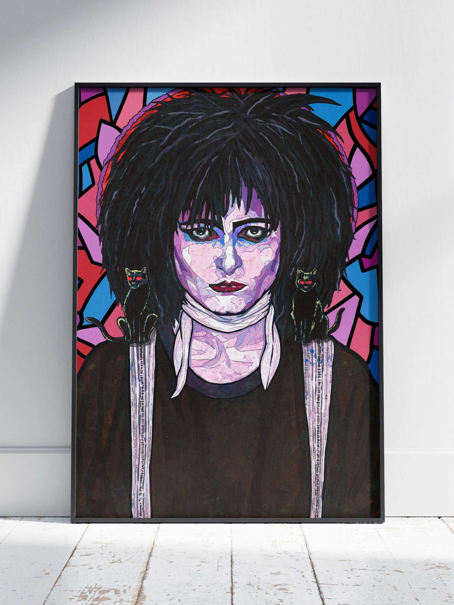 Плакат на стену для интерьера Сьюзи и Баньши (Сьюзи Сью - Siouxsie Sioux 10) - Постер по музыке и артисту формата A4 (21x30 см)