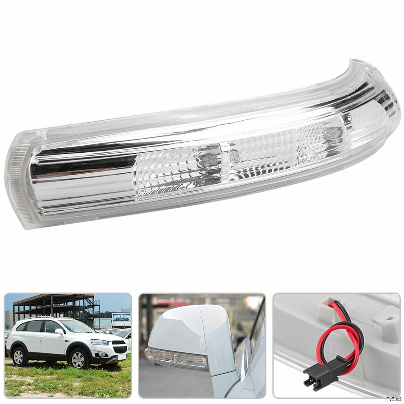 Поворотник в зеркало правый для Chevrolet Captiva 2007-2016 — указатель поворота заднего вида, ABS, замена оригинала