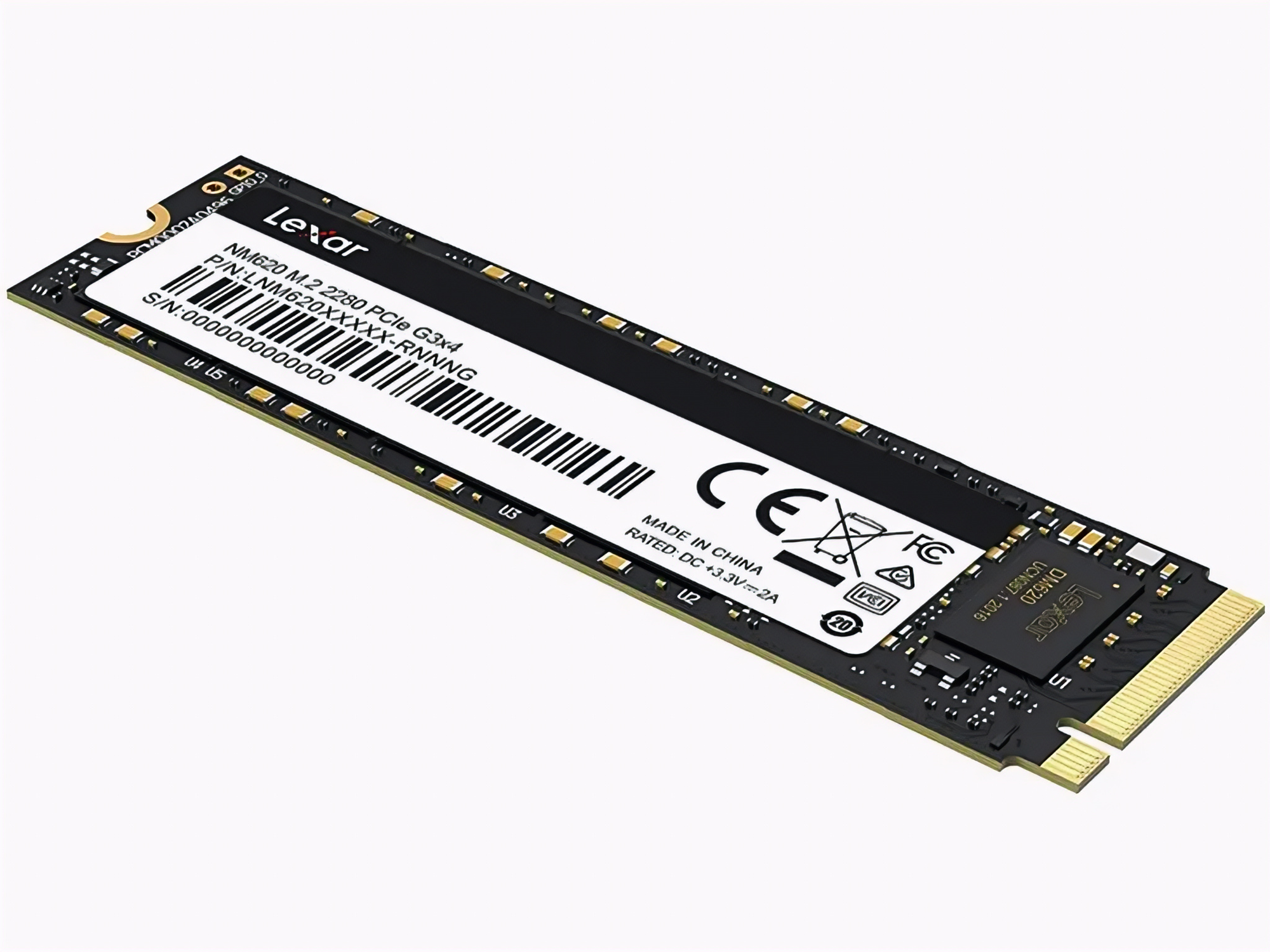 Твердотельный накопитель Lexar NM620, M.2, 512GB, 3D NAND, NVMe 1.4