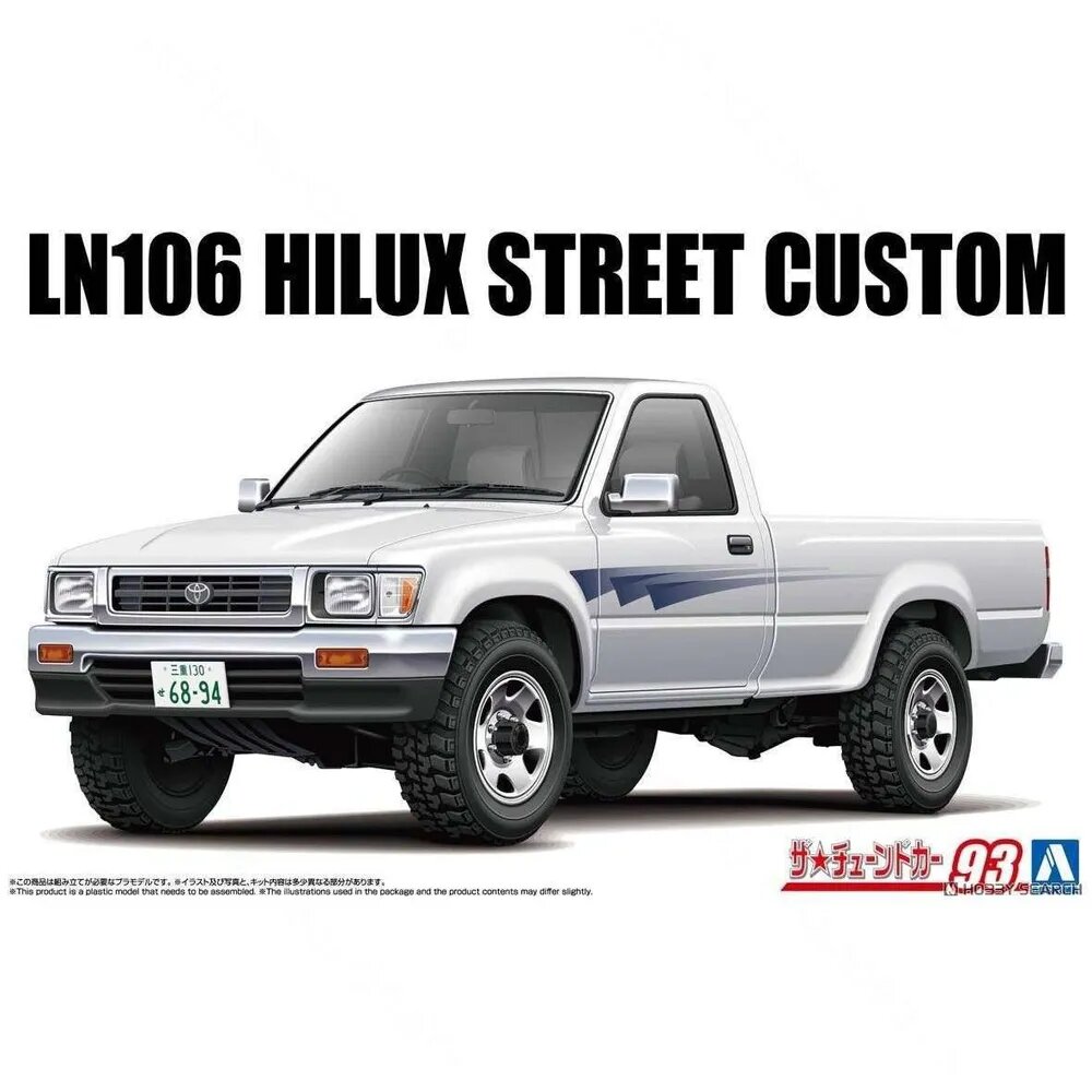 Сборные автомобилей модели -06949 1/24 Toyota LN106 Hilux Extended Custom Edition car model kit