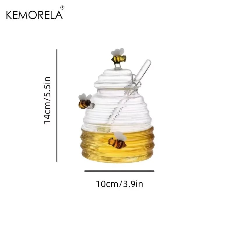 Стеклянный контейнер для меда KEMORELA