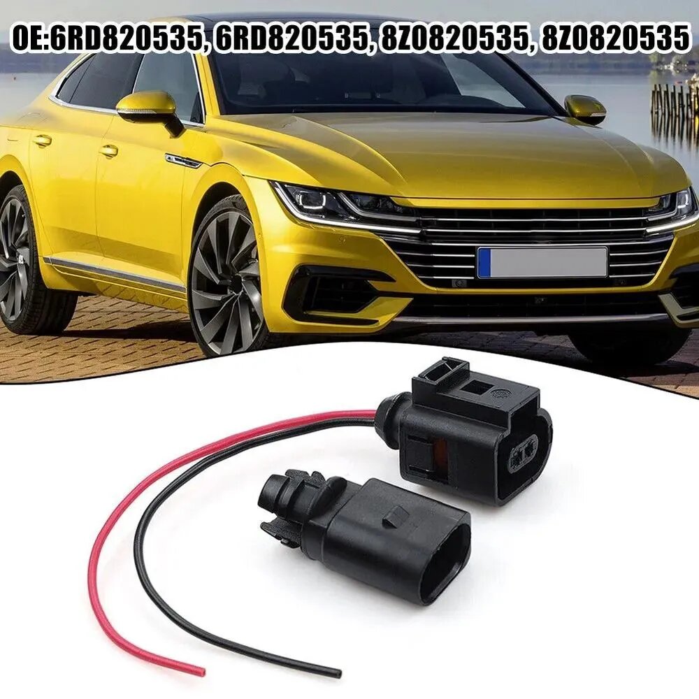 Датчик температуры окружающей среды с разъемом для Jetta, Passat, CC, A4