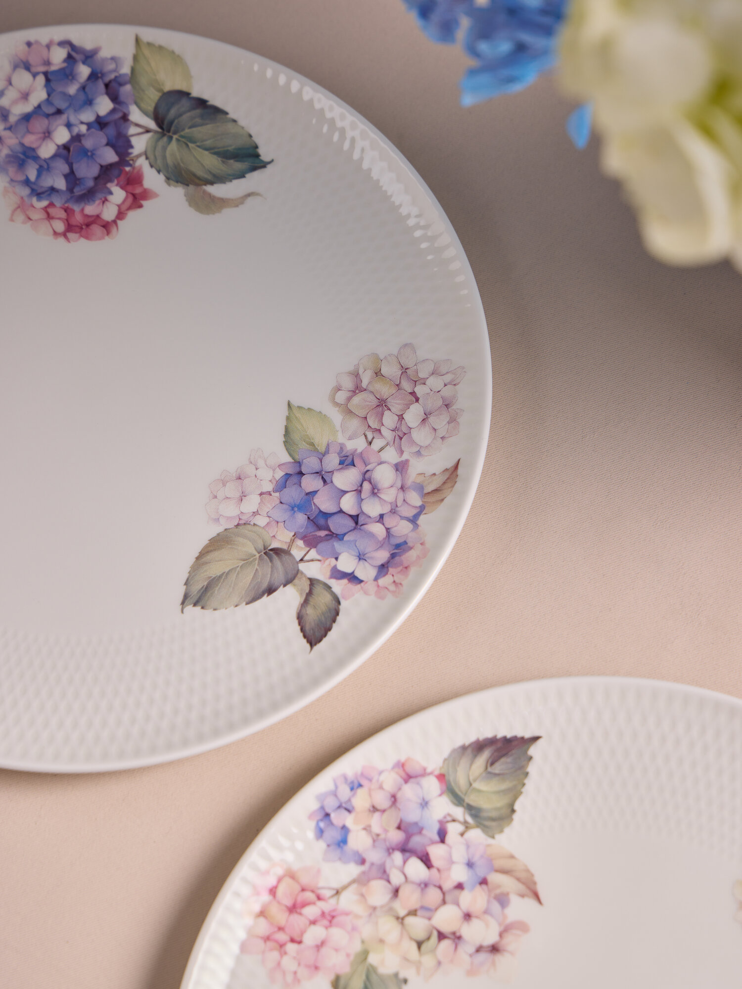 Набор тарелок обеденных Lefard "HORTENSIA", 2 шт, фарфоровые, 25,5 см. — фото 1