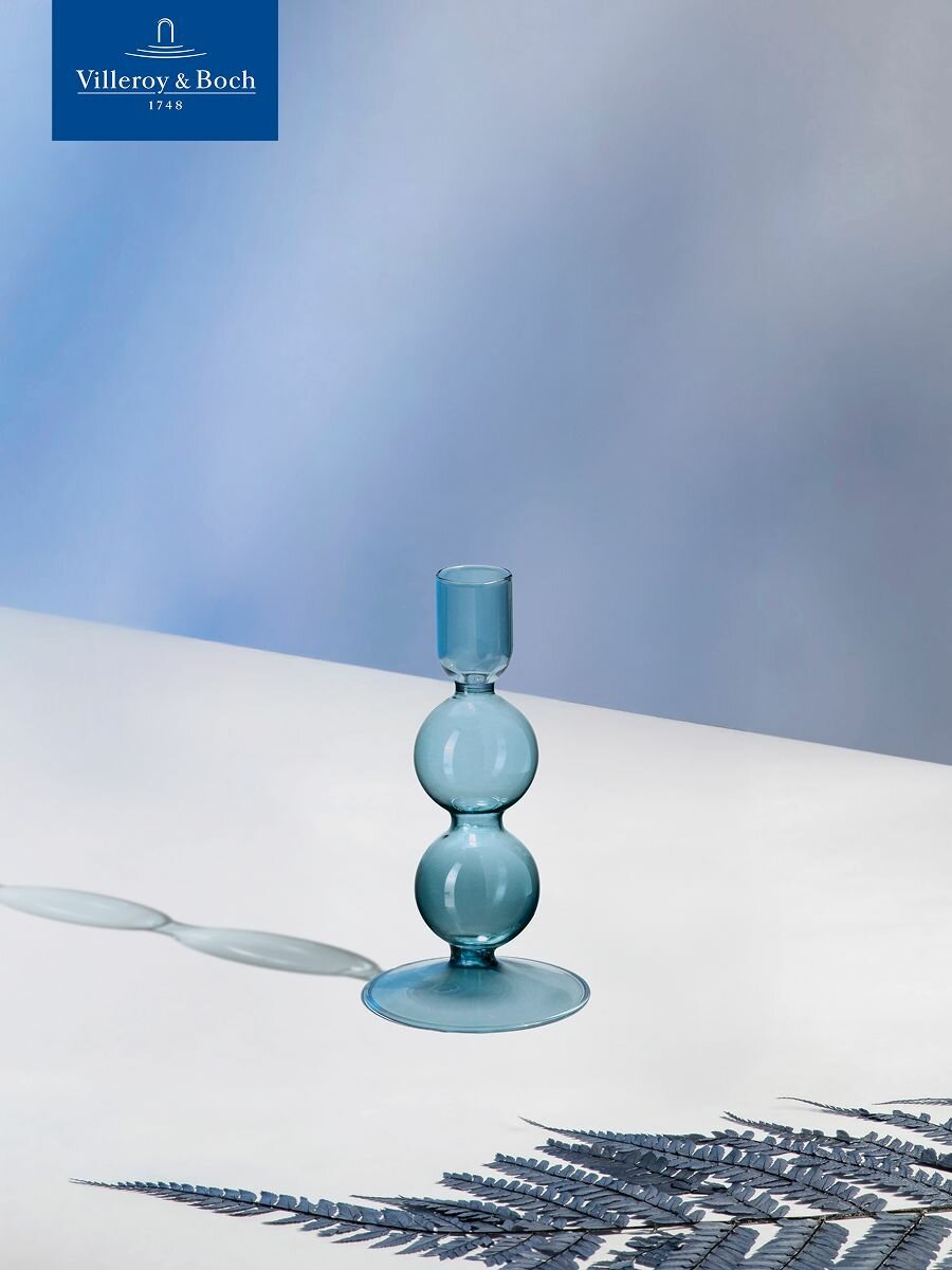 Подсвечник 13,5 см, Like Home ice, Villeroy & Boch, Боросиликатное стекло