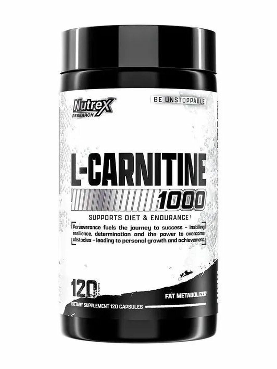Жиросжигатель Нутрекс (Nutrex) L-Карнитин 1000 Нутрекс / L-Carnitine 1000 Nutrex 120 капсул