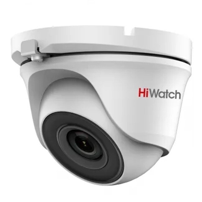 Камера видеонаблюдения HiWatch DS-T203(B) 2.8-2.8мм HD-CVI HD-TVI цветная корп: белый