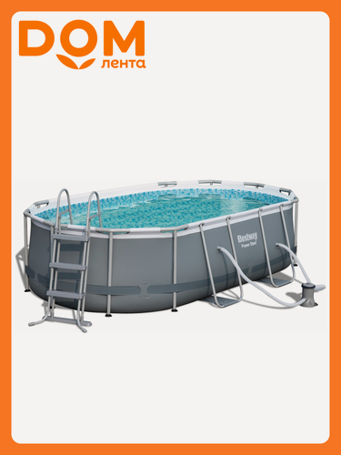 Изображение товара Бассейн каркасный овальный Bestway 424х250х100 см