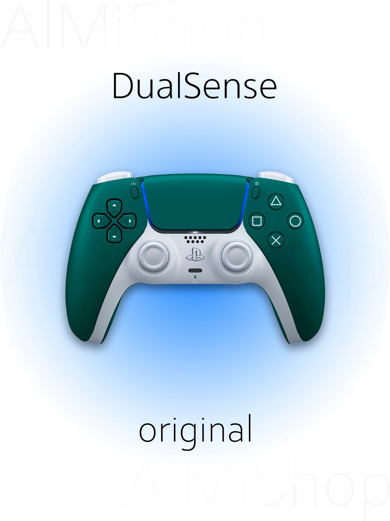 Беспроводной геймпад Sony DualSense для PS5, зеленый (Alpine Green)