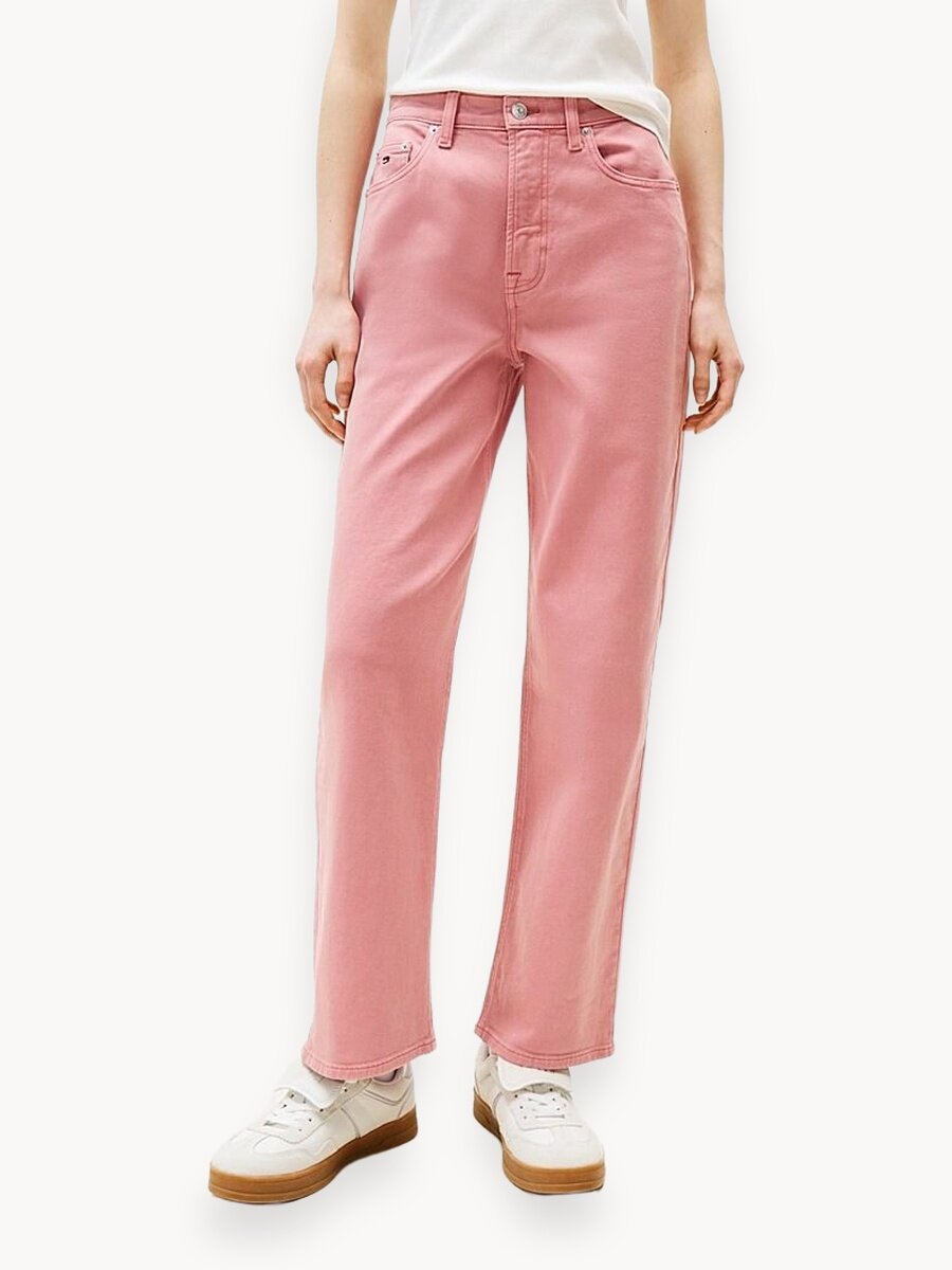 Джинсы классические Tommy Jeans Layla, размер 30/30, розовый