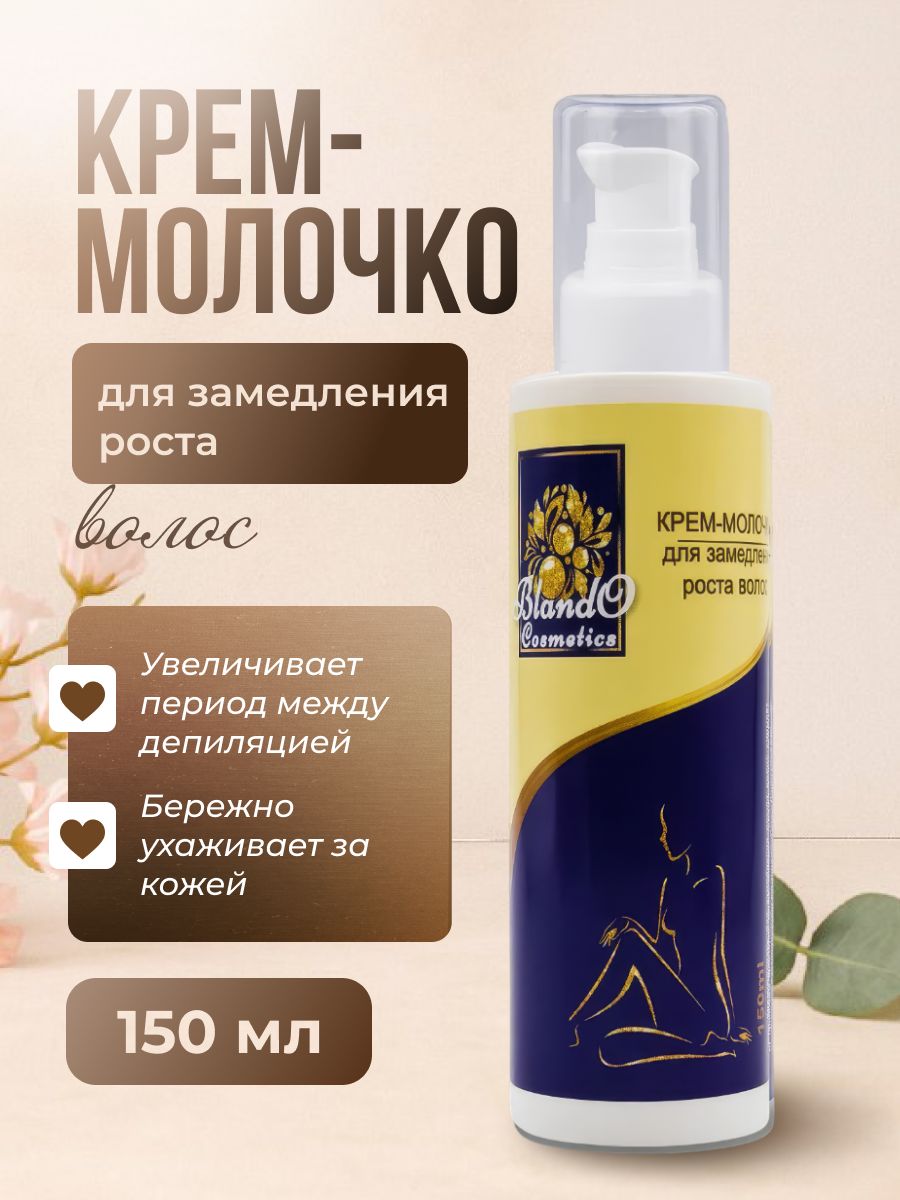 Blando Cosmetics Крем замедляющий рост волос после депиляции и шугаринга/против роста волос 150мл