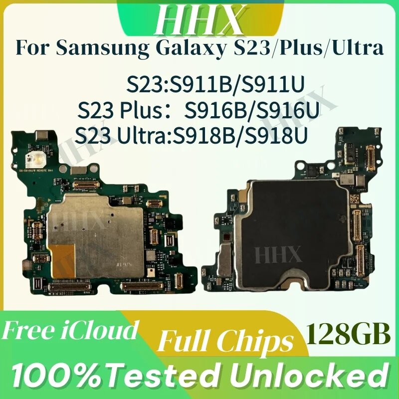 Материнская плата (основная плата) для Samsung Galaxy S23 S911U S911B, S23 Ultra S23 S911B 128GB