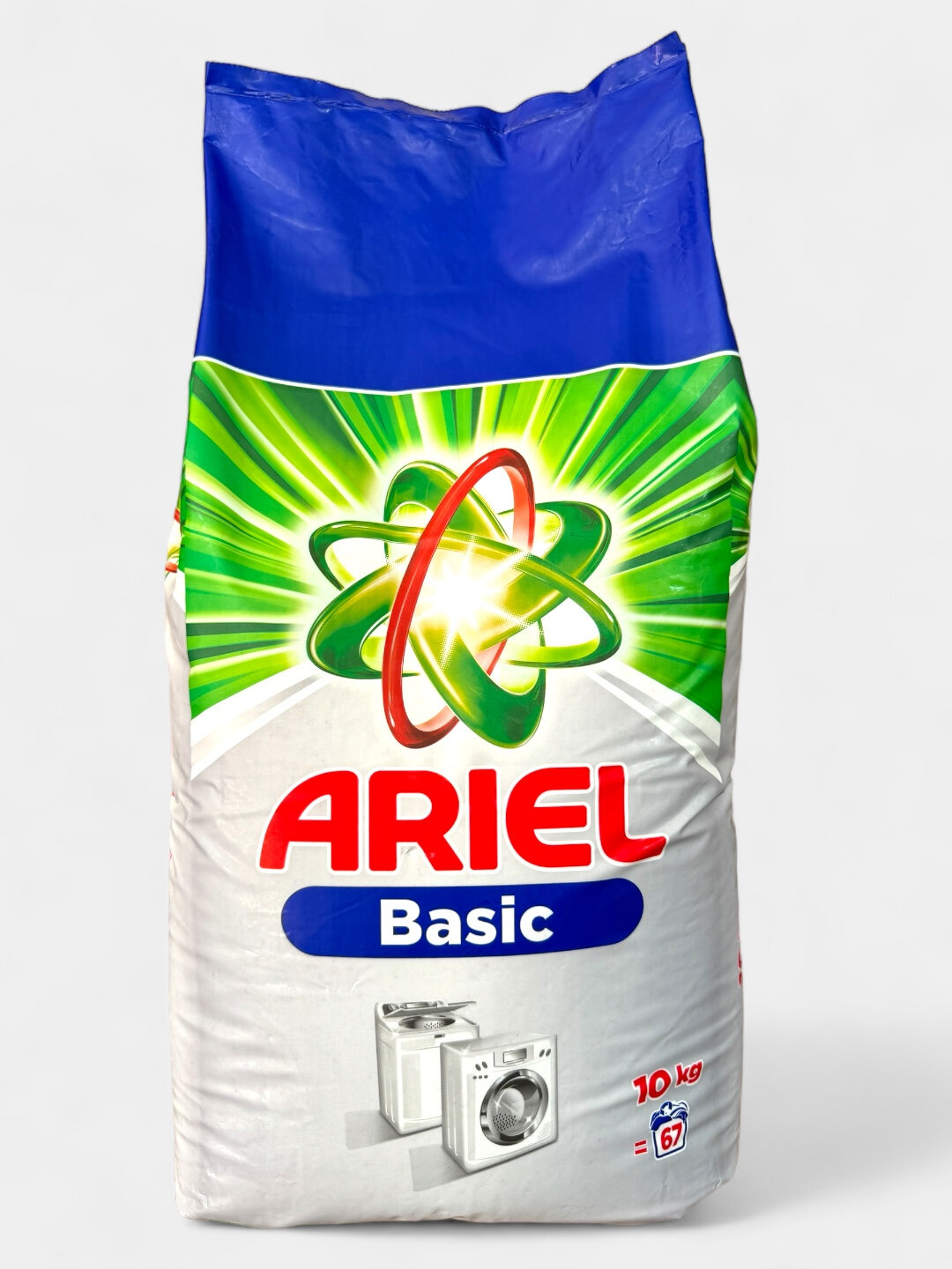 Стиральный порошок автомат, для цветного и белого белья, Ariel "Basic", 10 кг