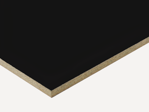 Изображение товара Мебельный щит ЛДСП толщина 16мм. Размер 500х1400х16 Цвет - Черный (неро)