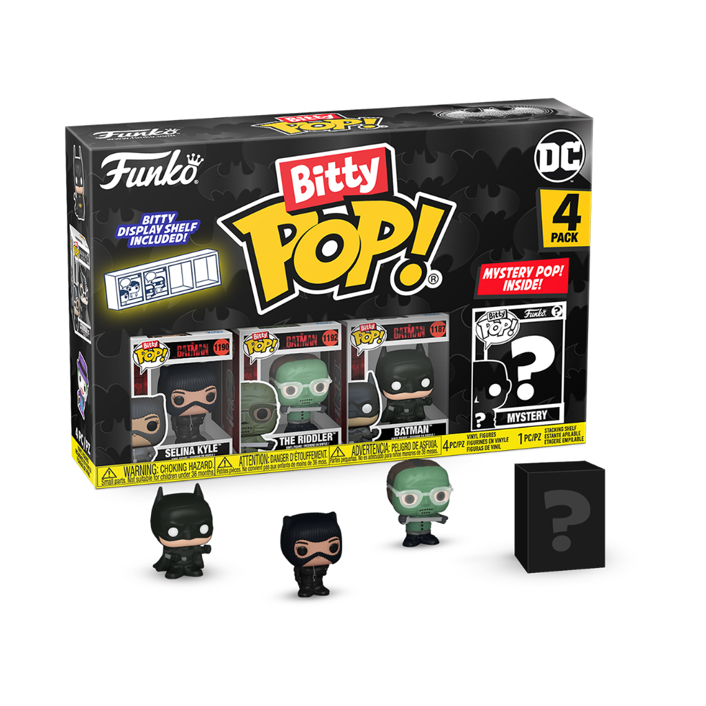 Набор фигурок Funko Bitty Pop! Batman 85th Anniversary 4-pack 81155 Бэтмен, в ассортименте, 4 шт.