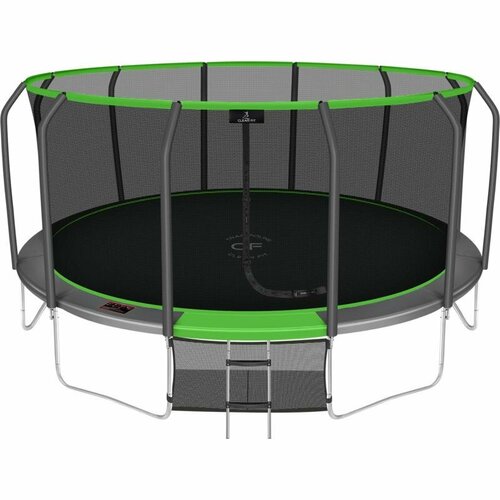 Батут с защитной сеткой Clear Fit GreenHop 16Ft, диаметр 487 см, высота 269 см, до 200 кг