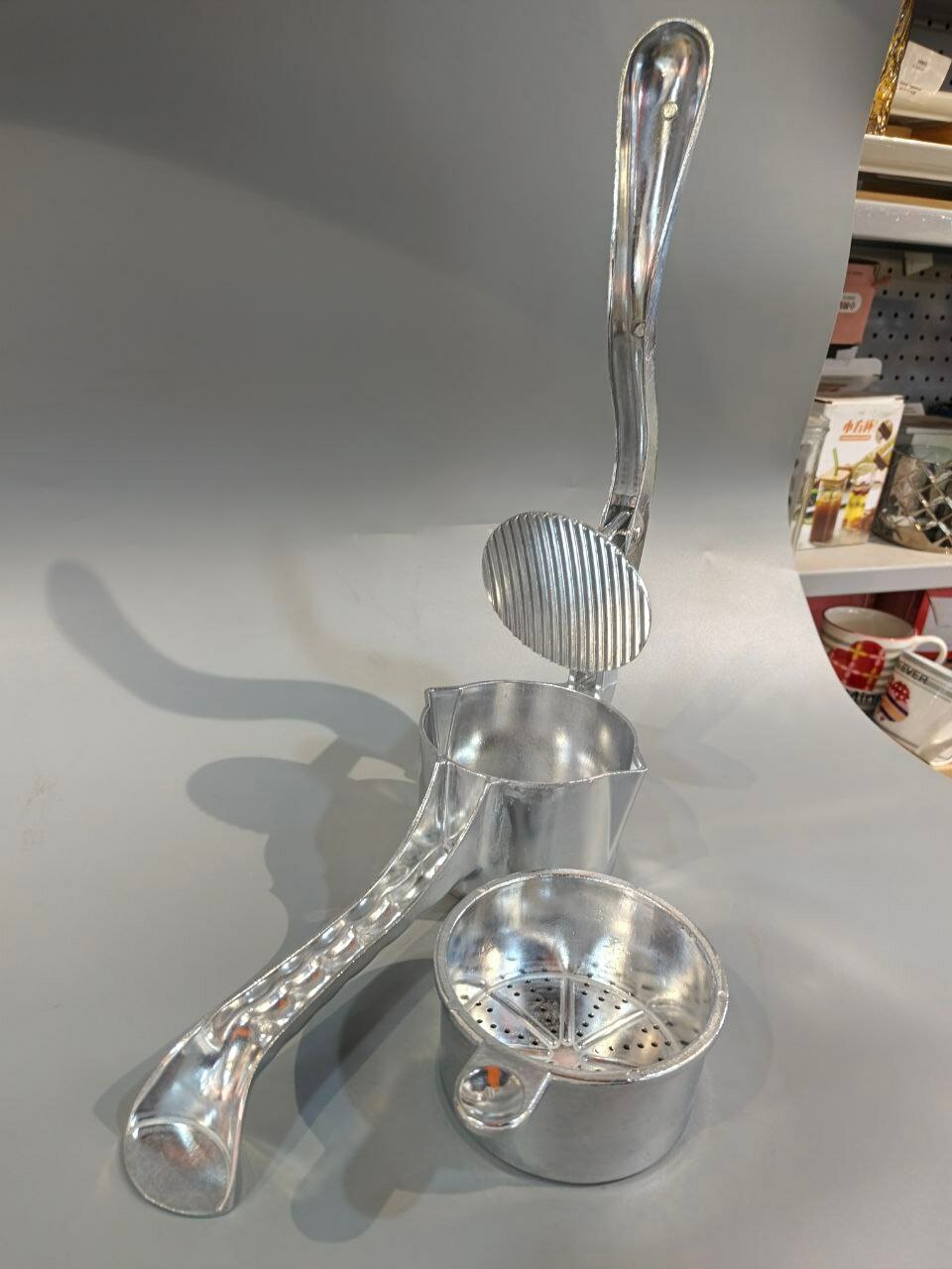 Ручная соковыжималка для цитрусовых металлическая (пресс для лимона, апельсина)