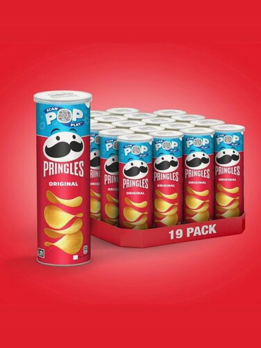 Изображение товара Картофельные чипсы Pringles Original, 165 гр, 19 шт