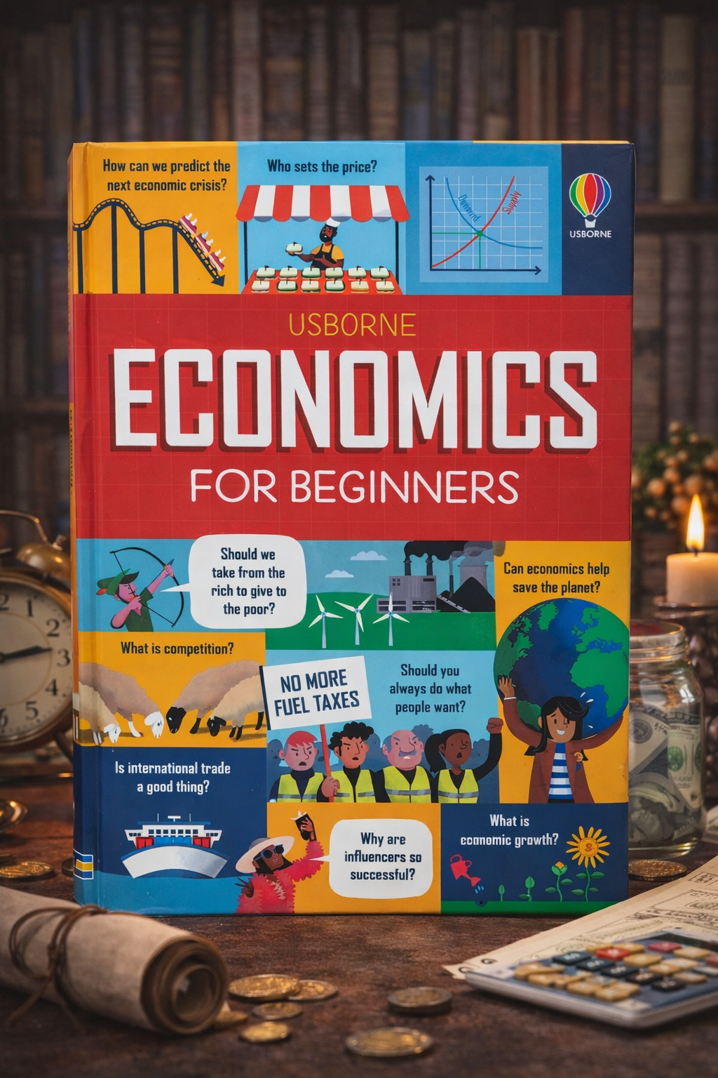 Economics for Beginners — Usborne, понятное введение в мир экономики и финансов