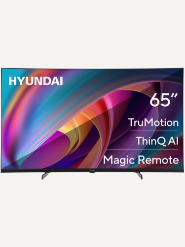 Изображение товара Телевизор Hyundai H-LED65BU7100 65" LED, 4K Ultra HD, серый, смарт ТВ, WebOS