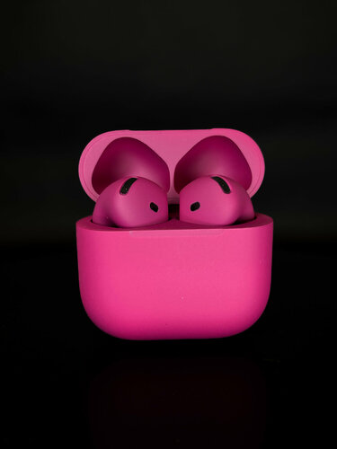 Изображение товара Беспроводные наушники Apple Airpods 4 с активным шумоподавлением "ANC" (Ярко-Розовые, Ral-4003 тотал матовые)
