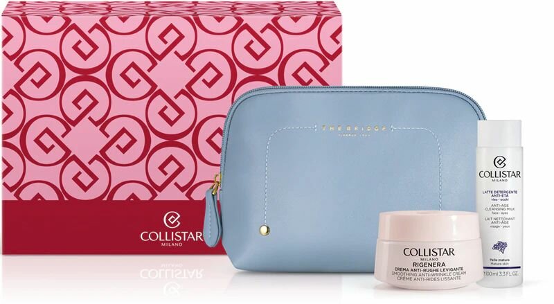 Collistar Подарочный косметический набор против морщин Rigenera Smoothing Anti-Wrinkle Cream Face And Neck Gift Set
