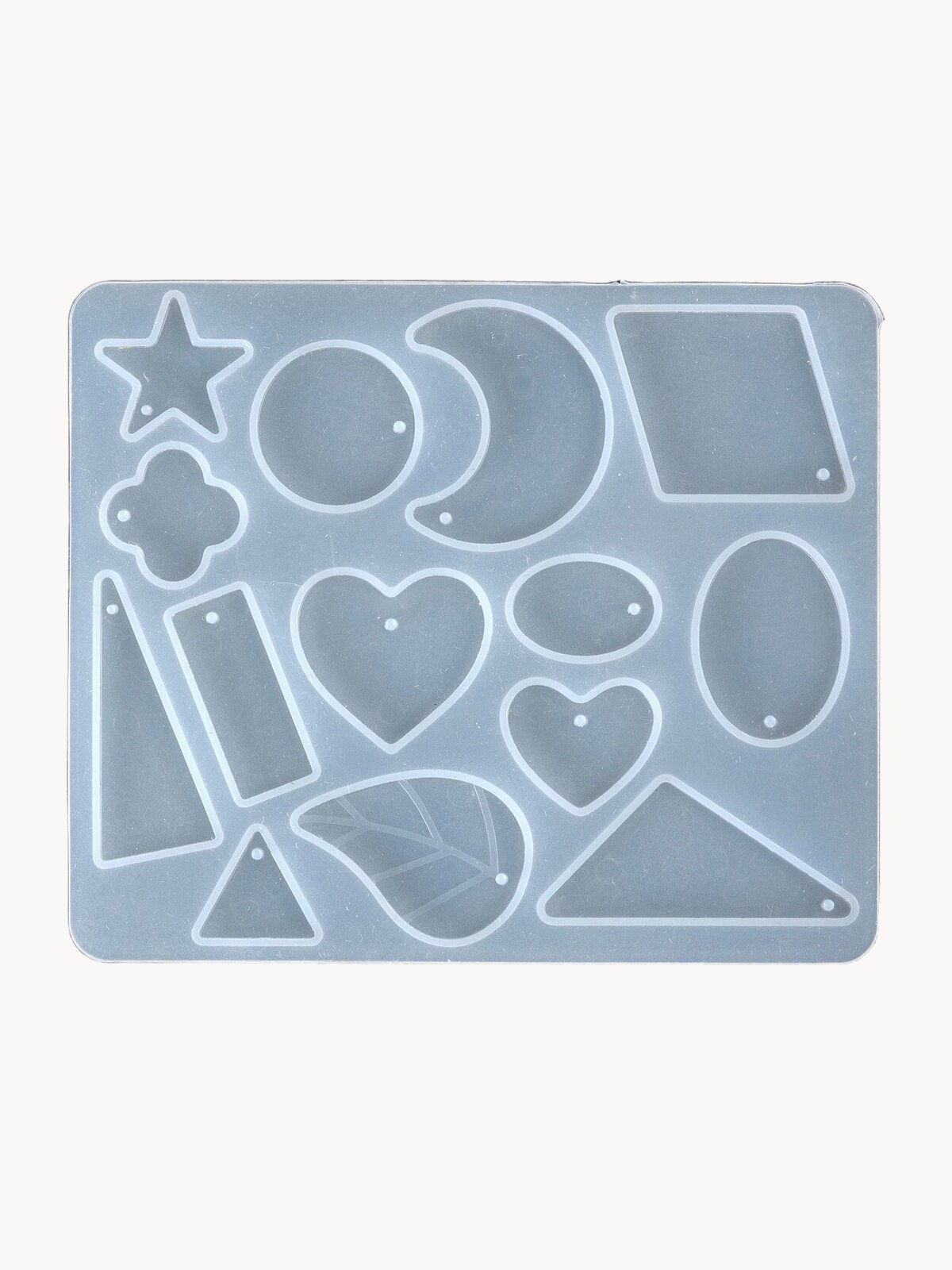 Молд силиконовый для сережек, кулонов, украшений и брелоков, COLOR Si