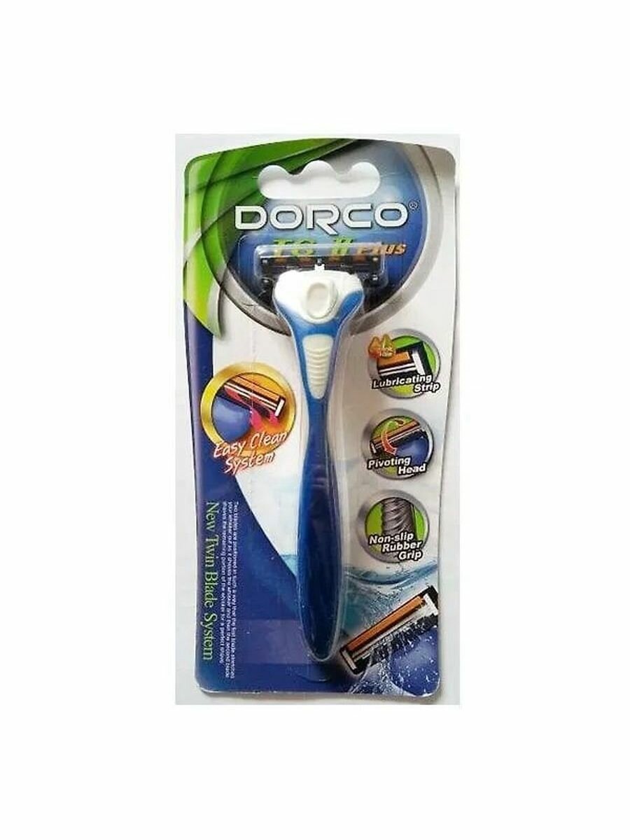 Бритвенный станок Dorco TG-II Plus 2 лезвия, 1 сменная кассета