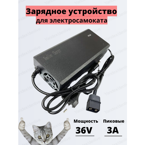 Зарядное устройство (зарядник) 36v -3A для электросамоката, разъем XT60