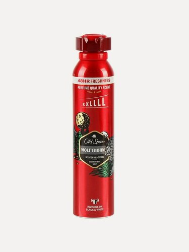 Изображение товара Дезодорант спрей для мужчин Old Spice Wolfthorn 250 мл, защита от пота и запаха, парфюмированный аромат