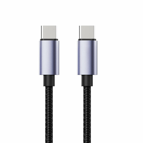 фото Кабель зарядный rock deep indigo series c to c 60w fast charge data cable