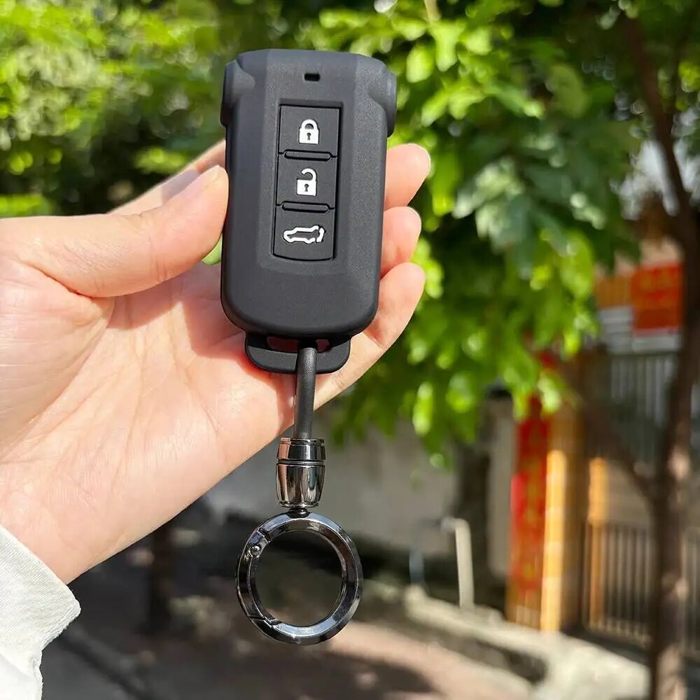 Силиконовый чехол для ключей A whiteBT round set