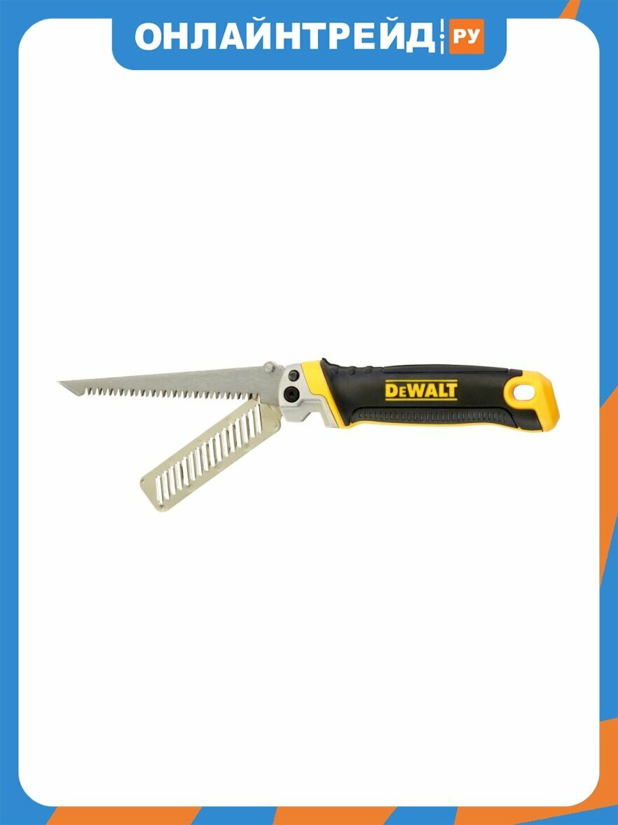 Ножовка по гипсокартону Dewalt DWHT20123, складная, с рашфилем, 10 см