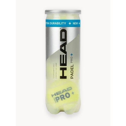 Мяч Head 3B HEAD Padel Pro+ Резина, войлок зеленый 540203
