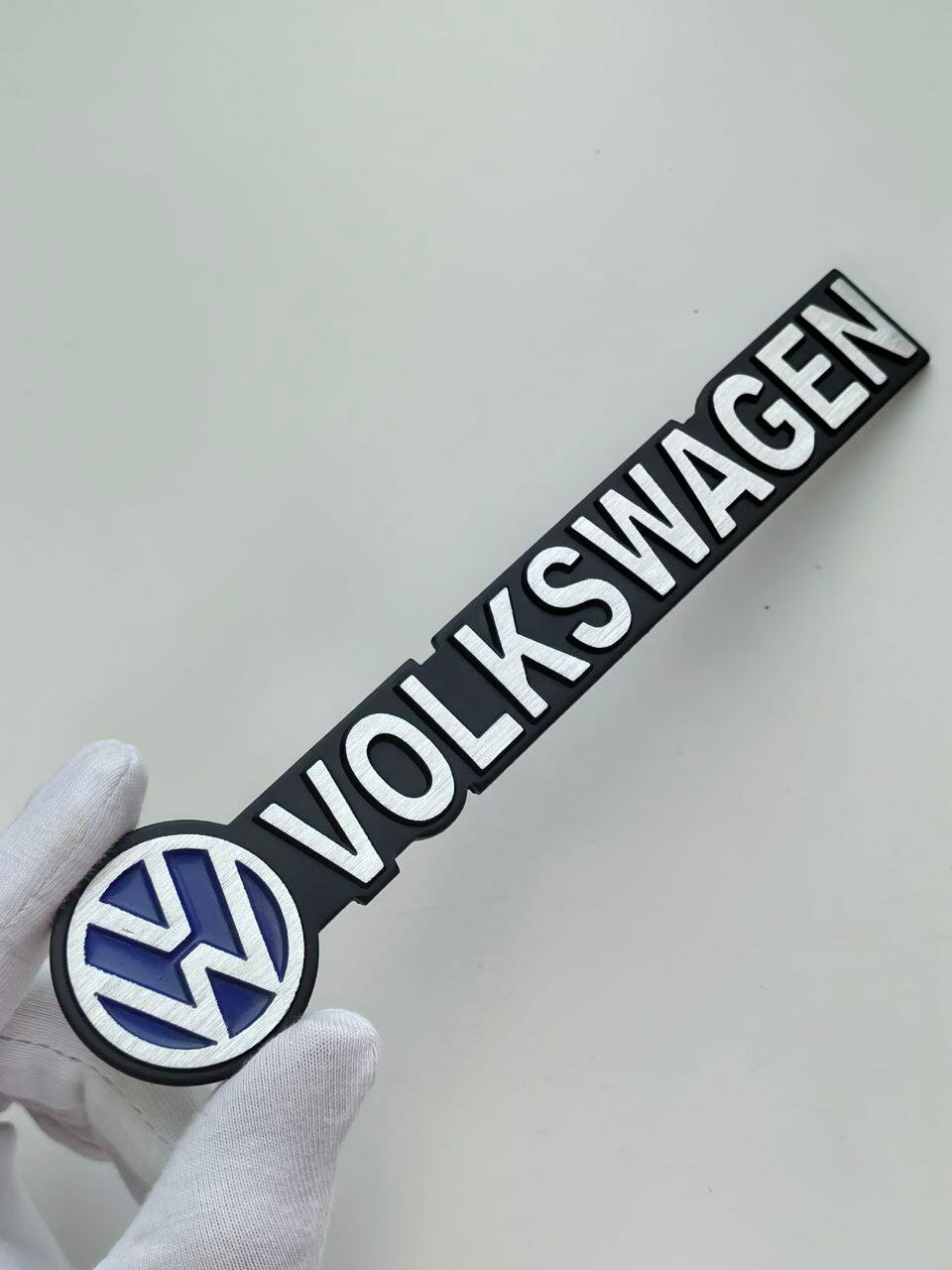 Эмблема 160*34 мм. Volkswagen шильдик логотип Фольксваген 1 шт.