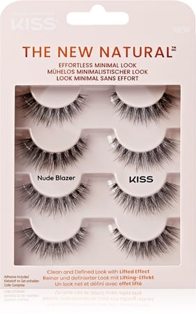 Ресницы накладные KISS the new natural effortless minimal look nude blazer, 8 шт.