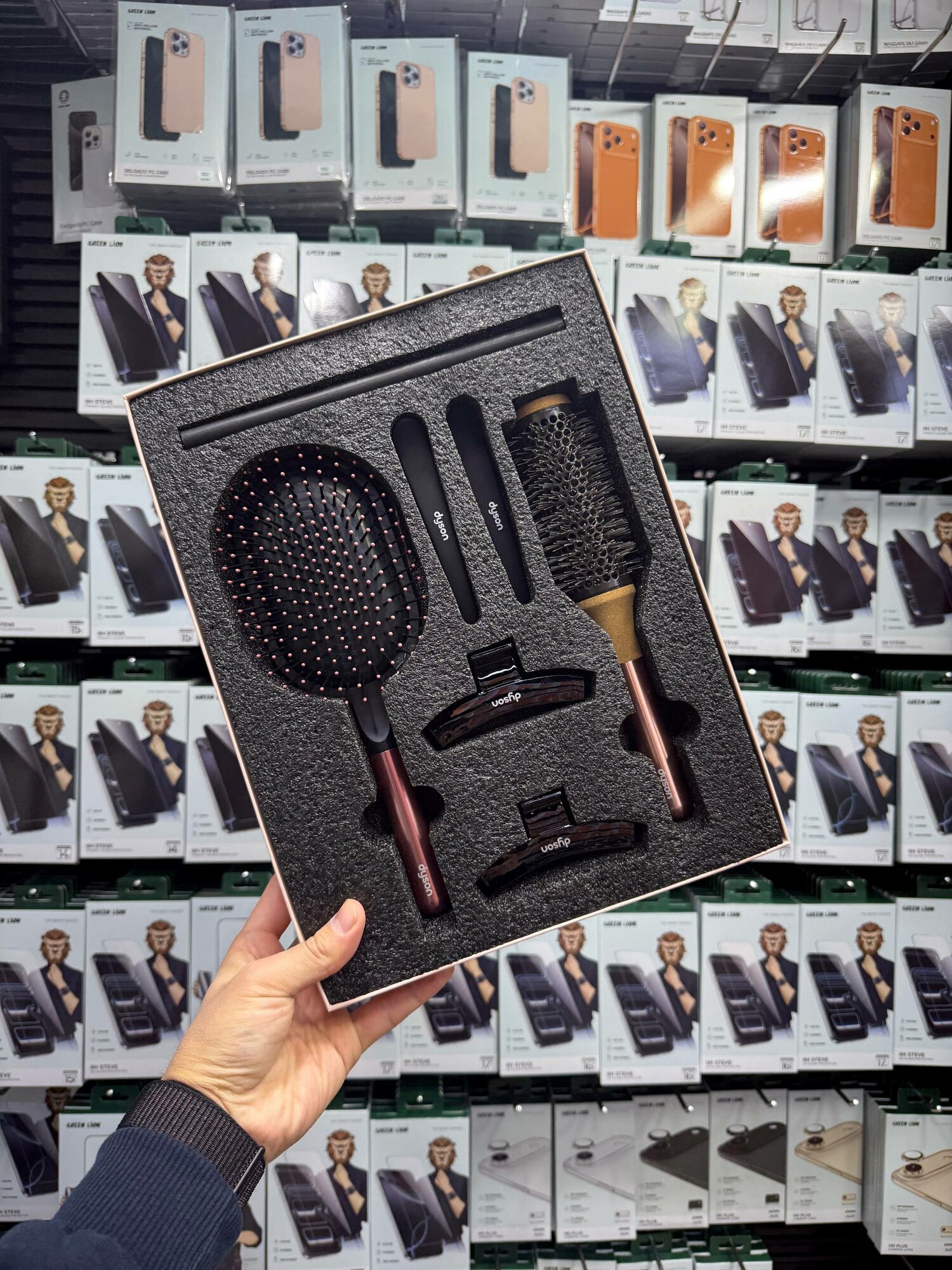 Расчёска Dyson 7в1, массажная, гребень для волос, для всех типов волос