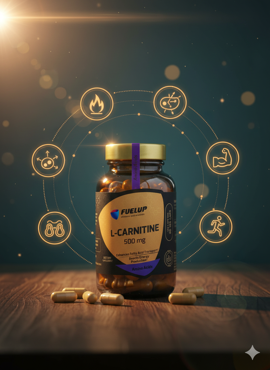 FueluP L-carnitine 500 mg 69 veg caps Boosts Energy , ФуелУп Л-Карнитине