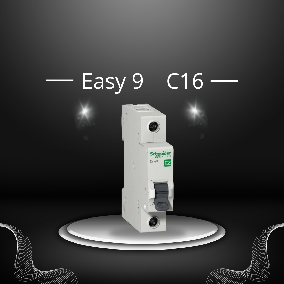 Easy9 1P 16A C 4.5kA Schneider avtomatik o'chirgichi