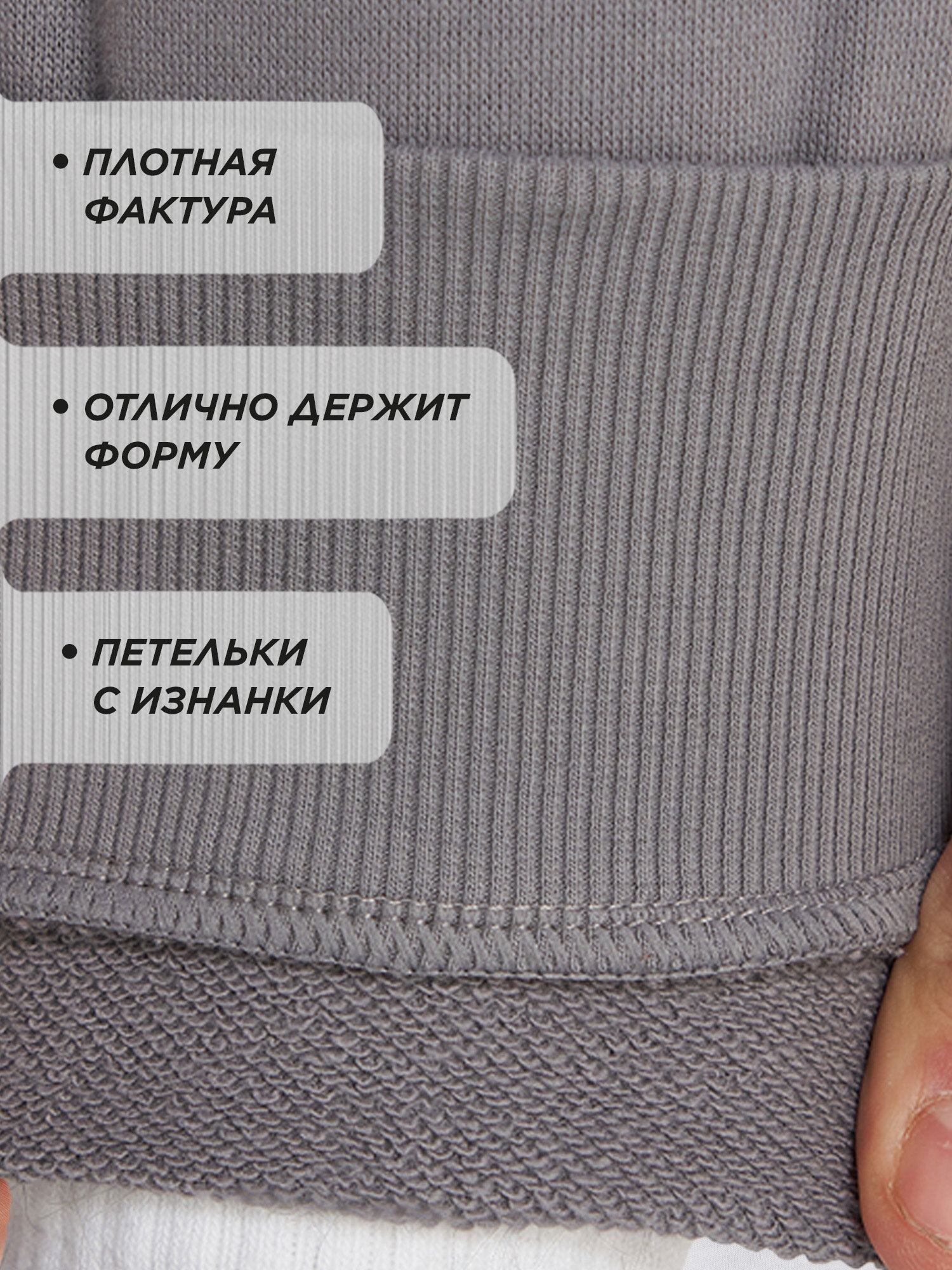 Брюки джоггеры Kappa, размер 54, темно-серый — фото 1