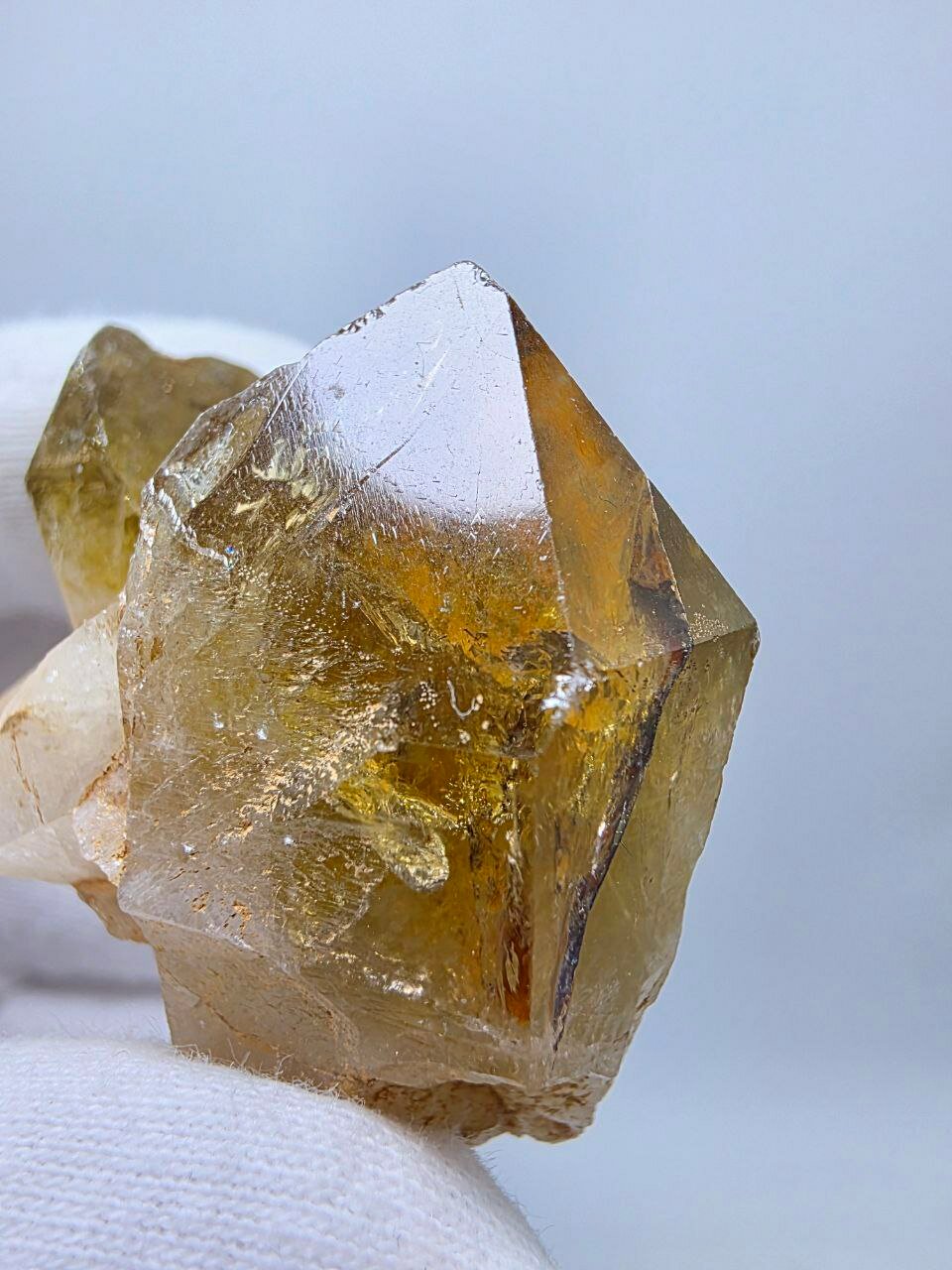 Цитрин (Сросток кристаллов) 37 мм, 46 г. — фото 1