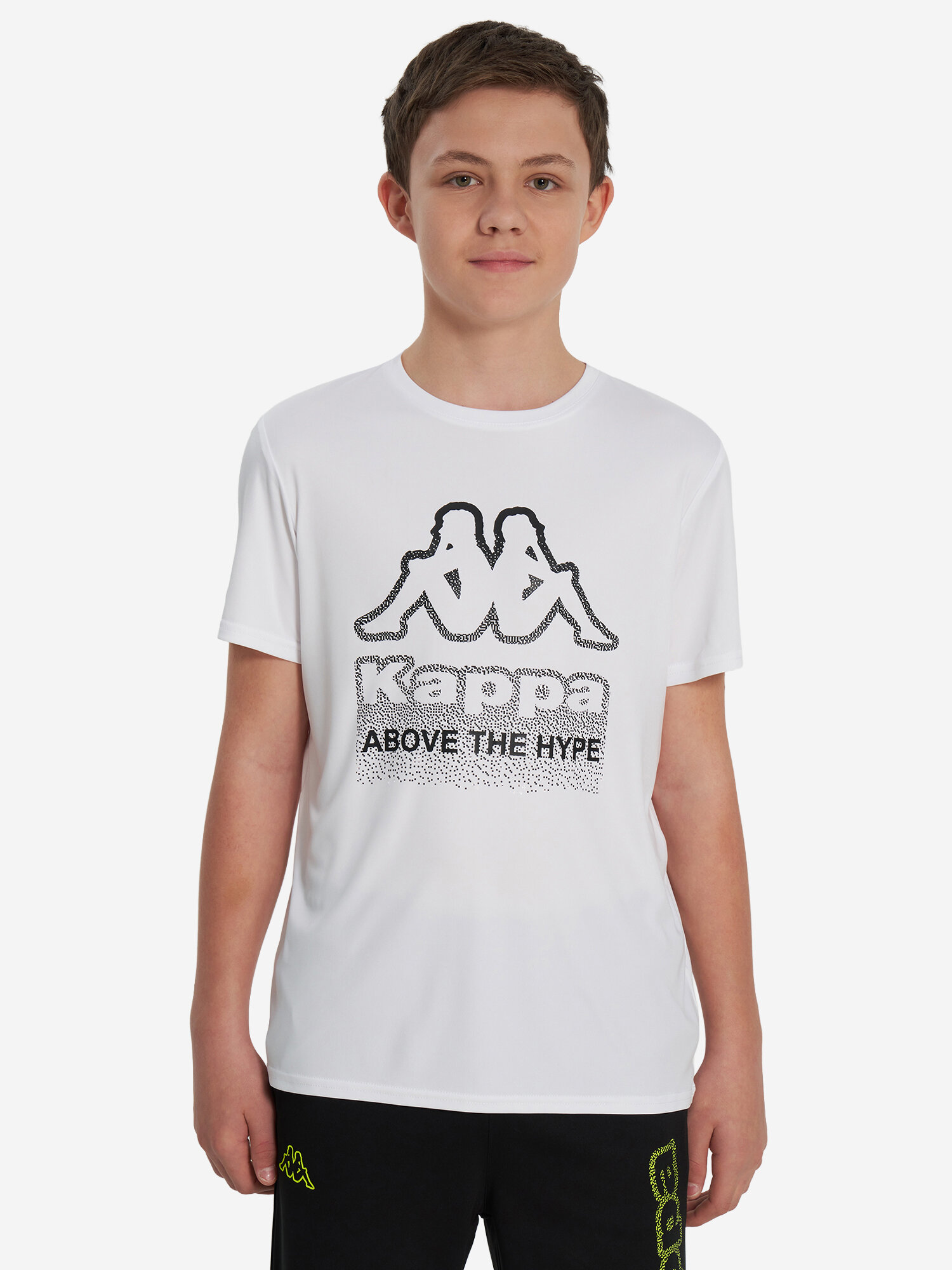 Футболка Kappa, размер 158-164, белый — фото 1