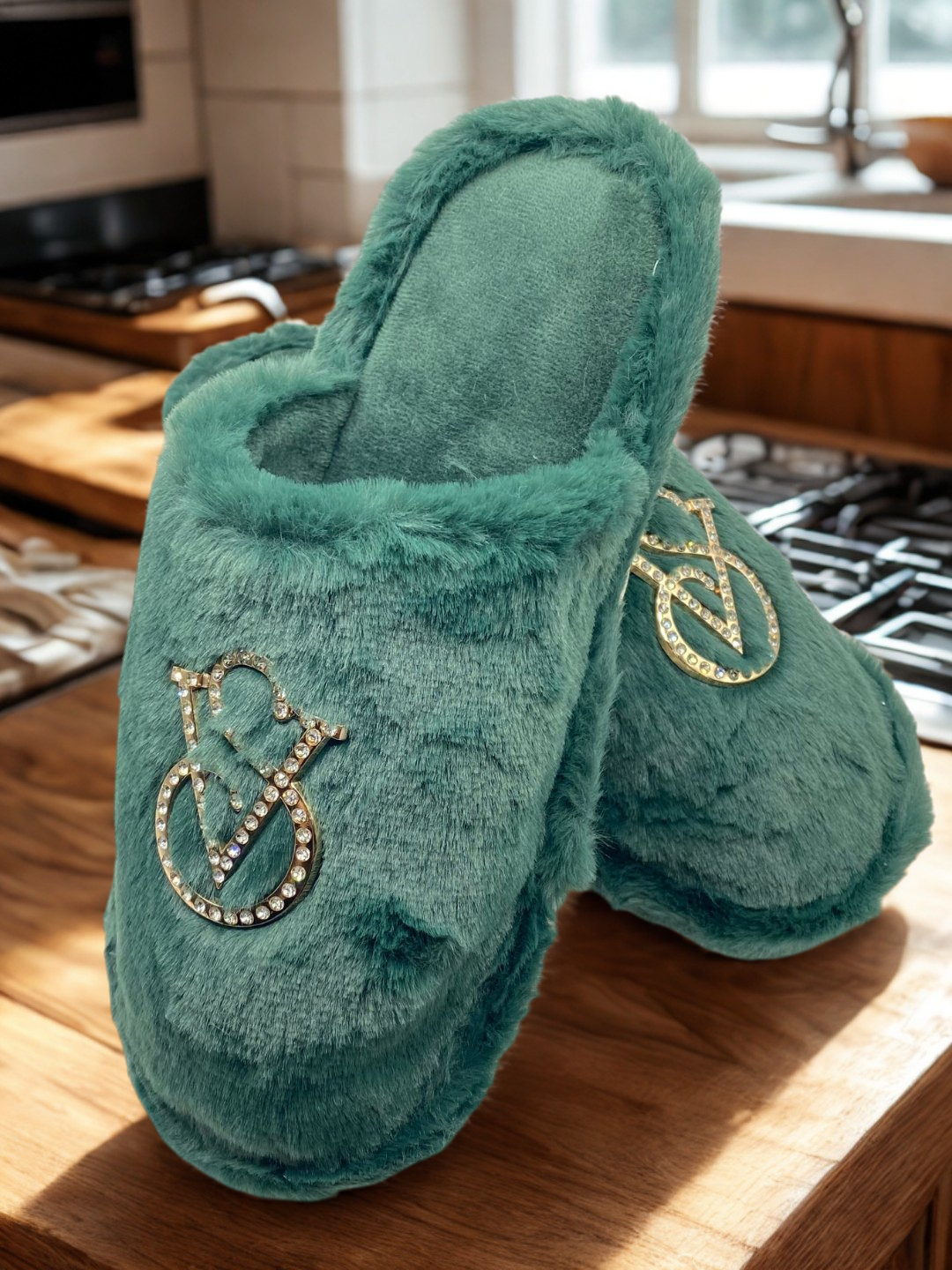 Тапочки, размер 40-41, зеленый — фото 1