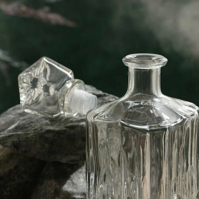 Штоф - графин "Кристалл", стек. с пробкой 500 мл. — фото 1