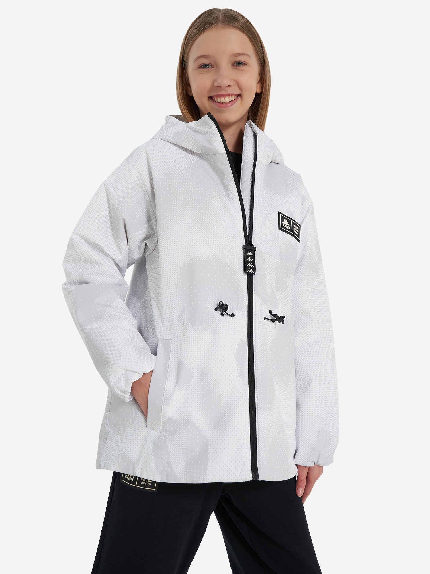 Куртка Kappa, размер 164-170, серый — фото 1