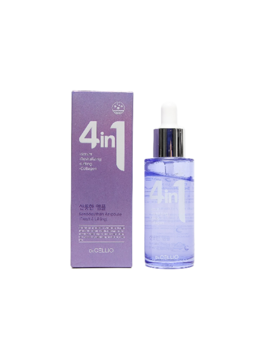 Сыворотка для лица Dr. Cellio "4 в 1", для всех типов кожи, 50мл — фото 1