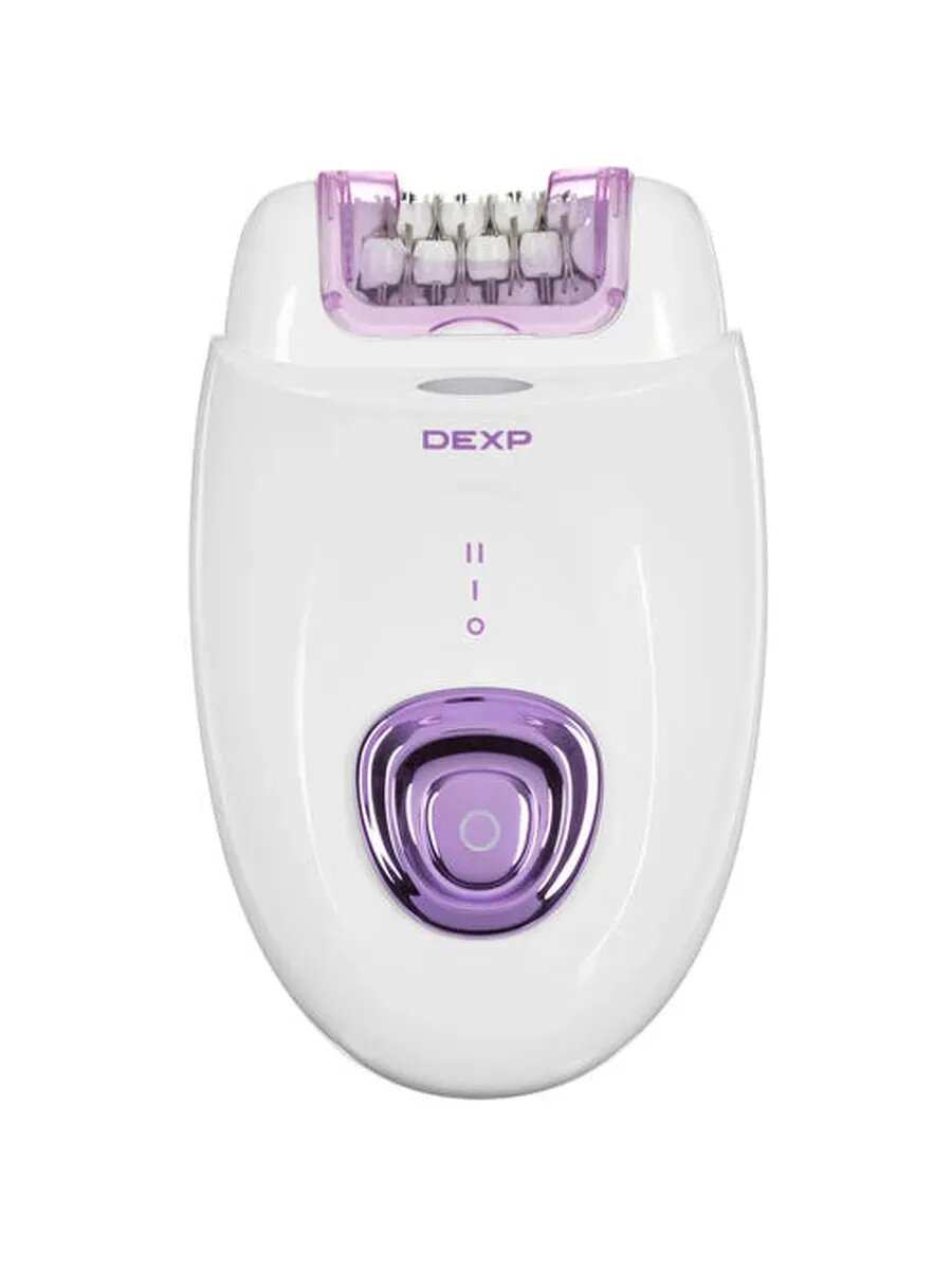 Эпилятор DEXP "LS-7001", с подсветкой, 32 пинцета, Li-Ion, белый