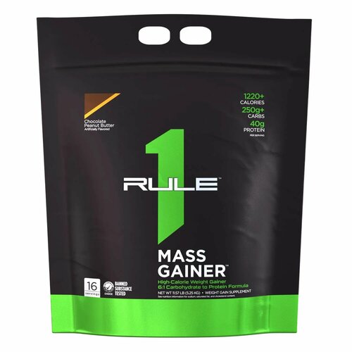 Гейнер RULE ONE Mass Gainer, 16 порций, Chocolate Peanut Butter