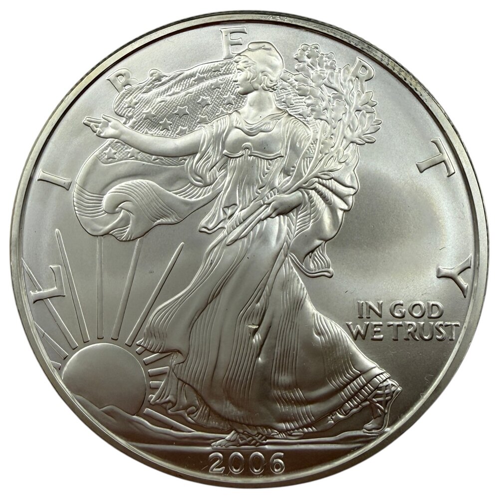 США 1 доллар 2006 г. (Американский серебряный орёл)
